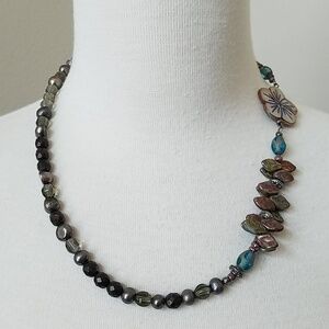 Czech Glass Pearl Necklace